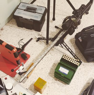 300 Norma Mag load testing setup