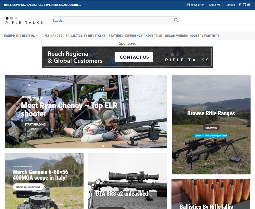 advertise with Rifletalks
