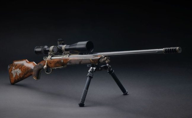 338 Lapua hunting rifle