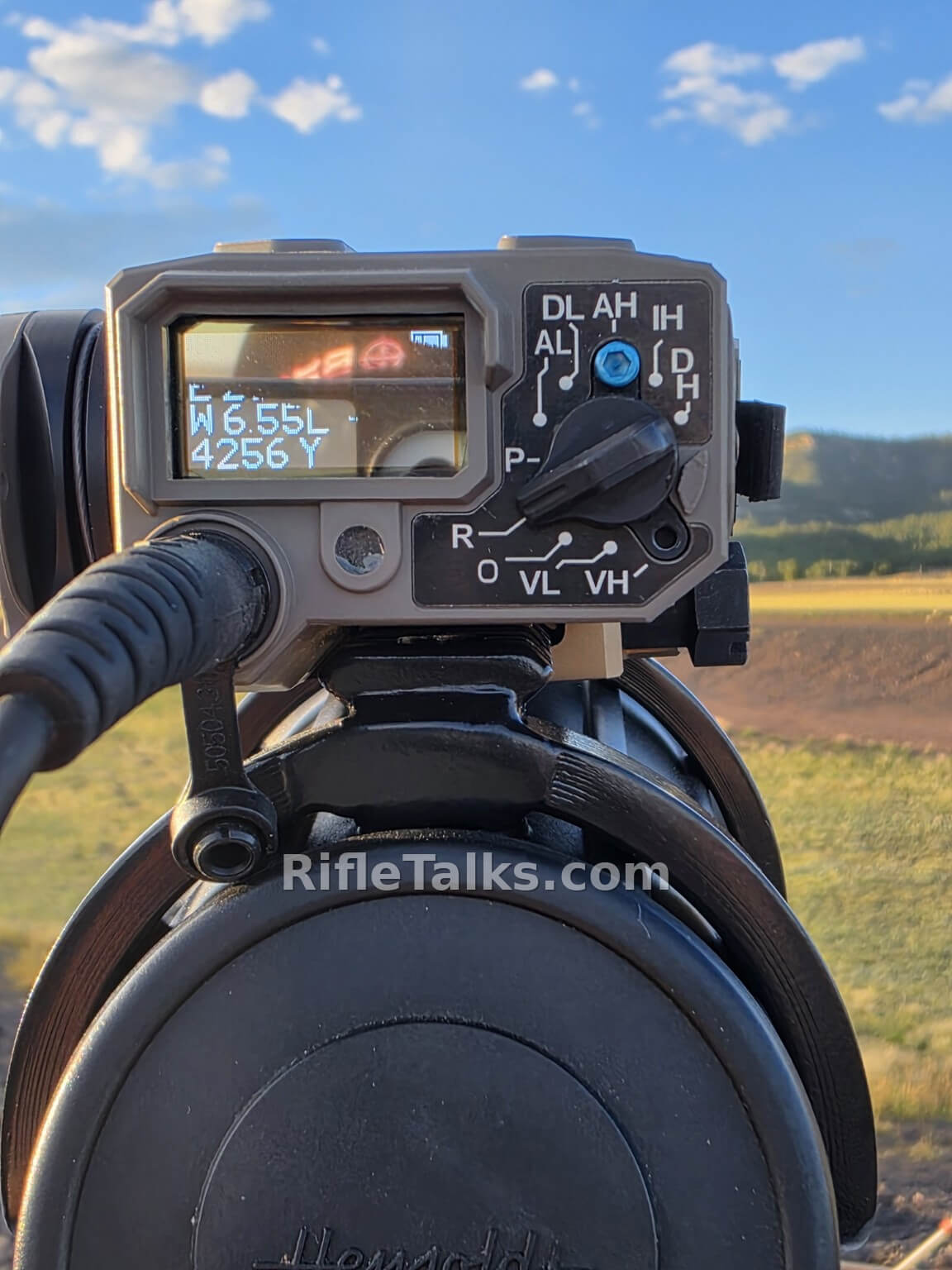 Maztech X4-LRF-15K field testing during RifleTalks US trip
