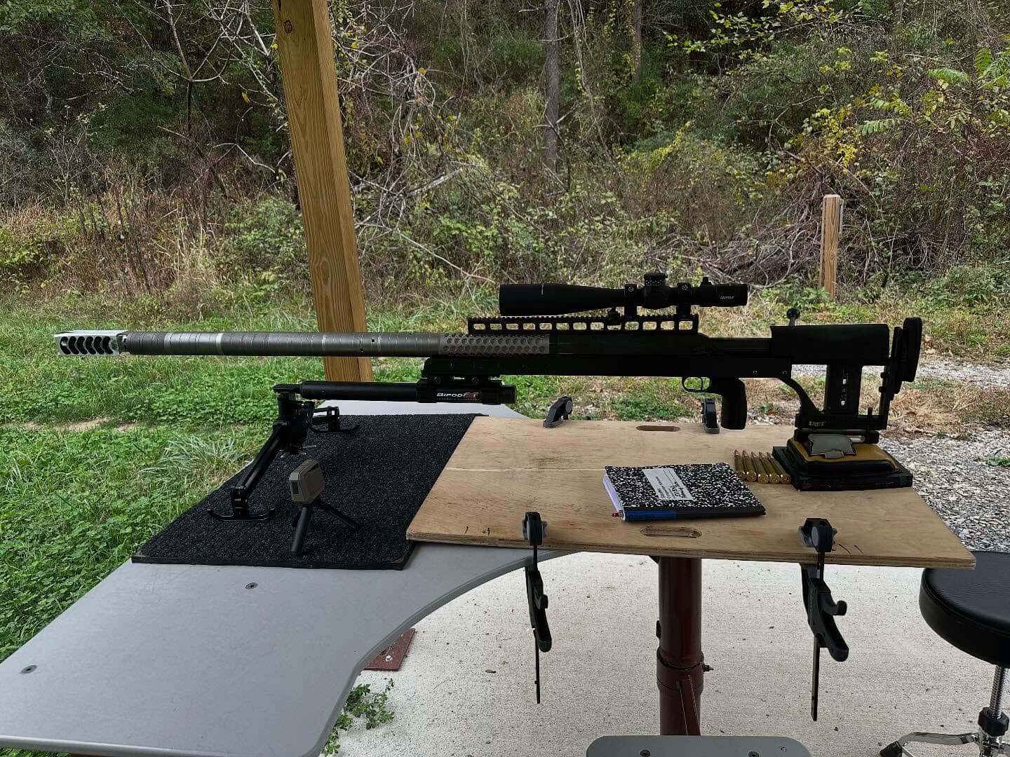 50BMG ELR rifle -AR50 structured barrel