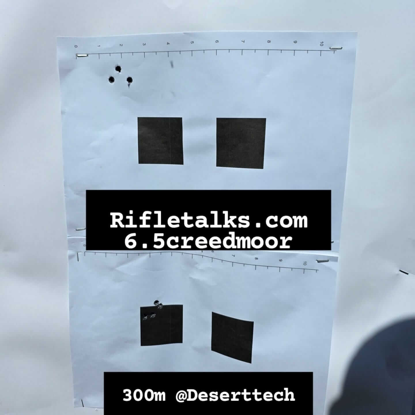 6.5creedmoor load development 300m