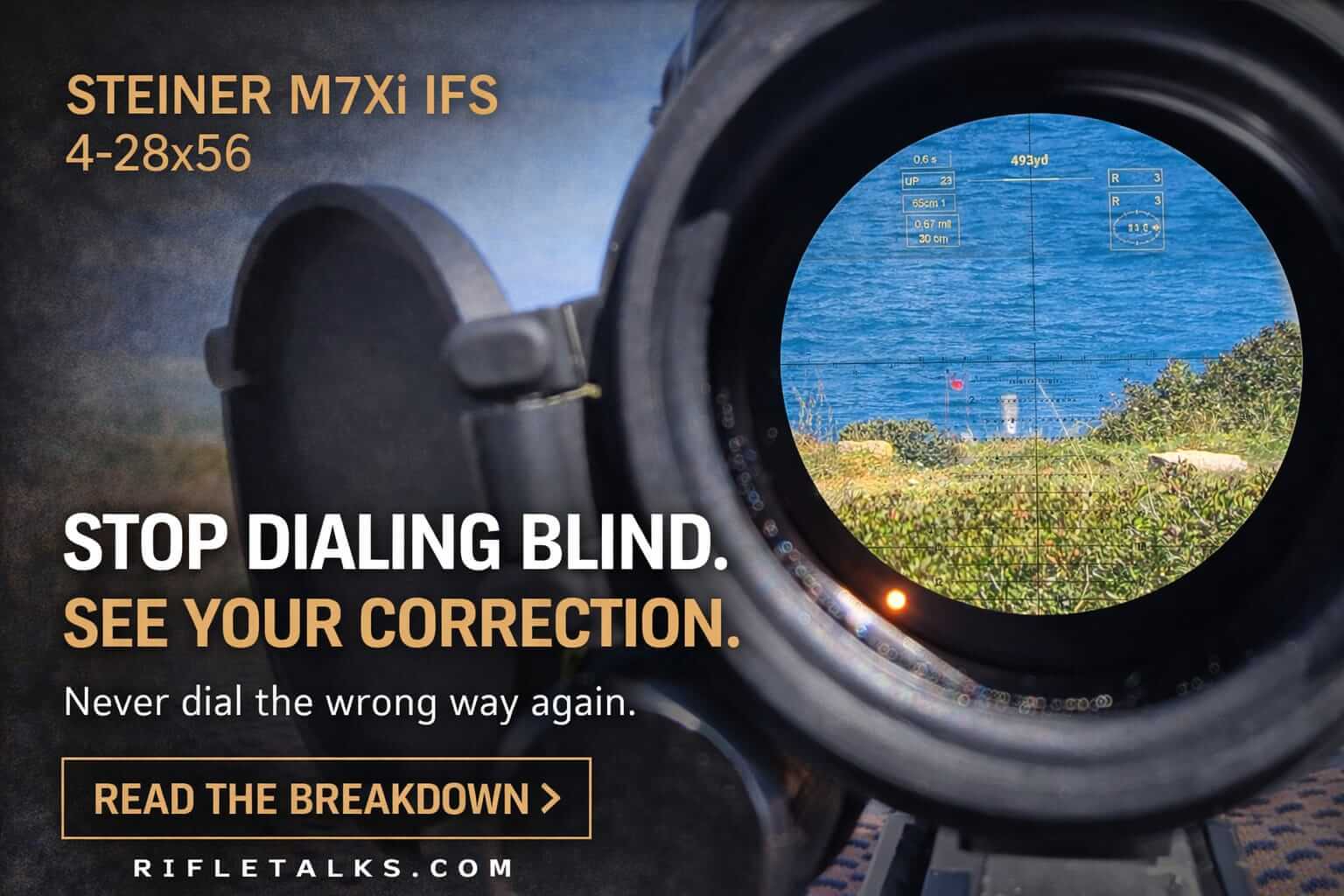 Steiner M7Xi 4-28x56 IFS rifle scope