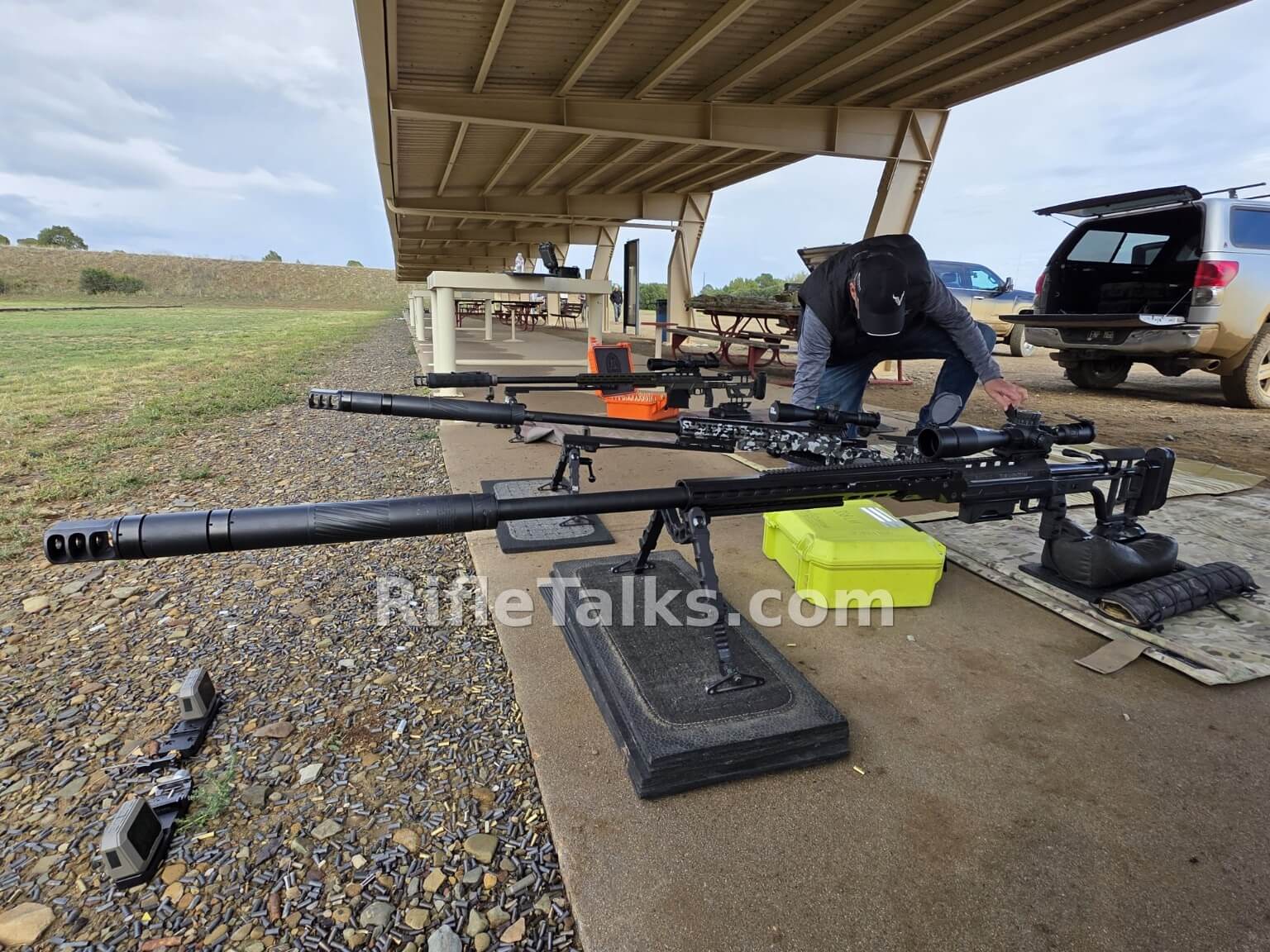 Rod Formosa shooting the subsonic .510 Whisper at 600 metres