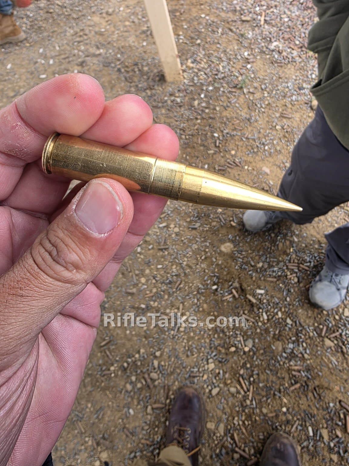 .510 Whisper cartridge and rifle during RifleTalks field testing