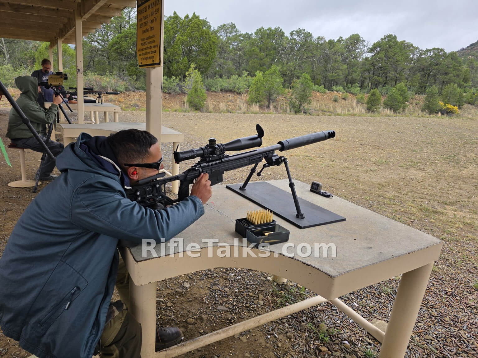 .510 Whisper rifle used during RifleTalks testing in New Mexico