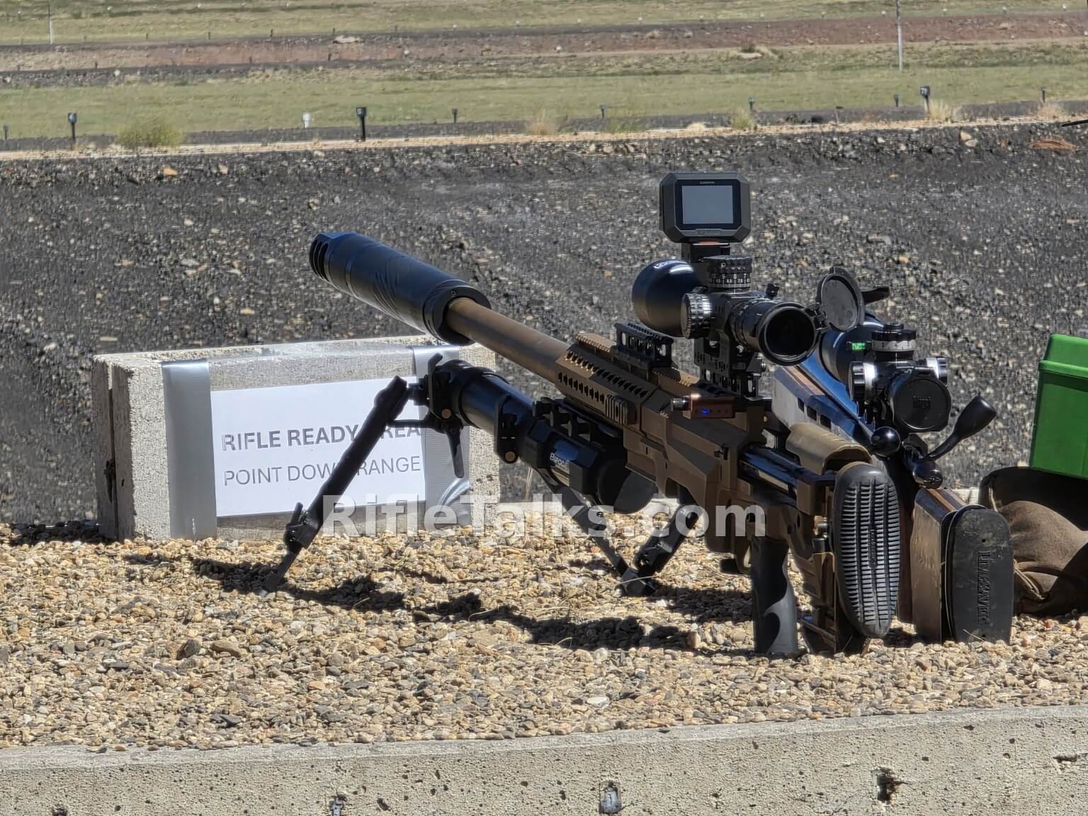 Extreme long-range rifle setup during the King of 2 Miles Global Finals