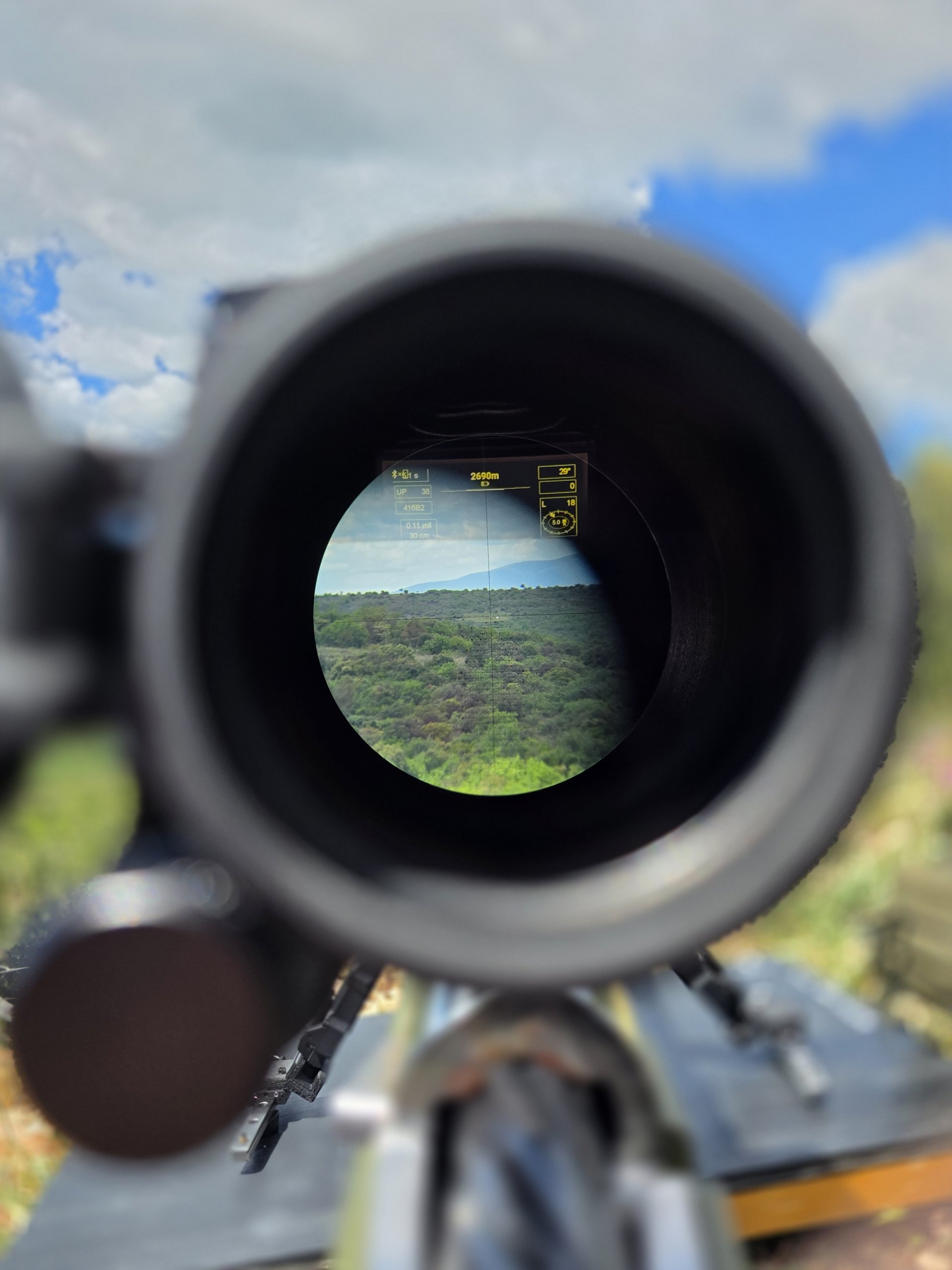 Steiner IFS scope mounted on a 416 Barrett rifle