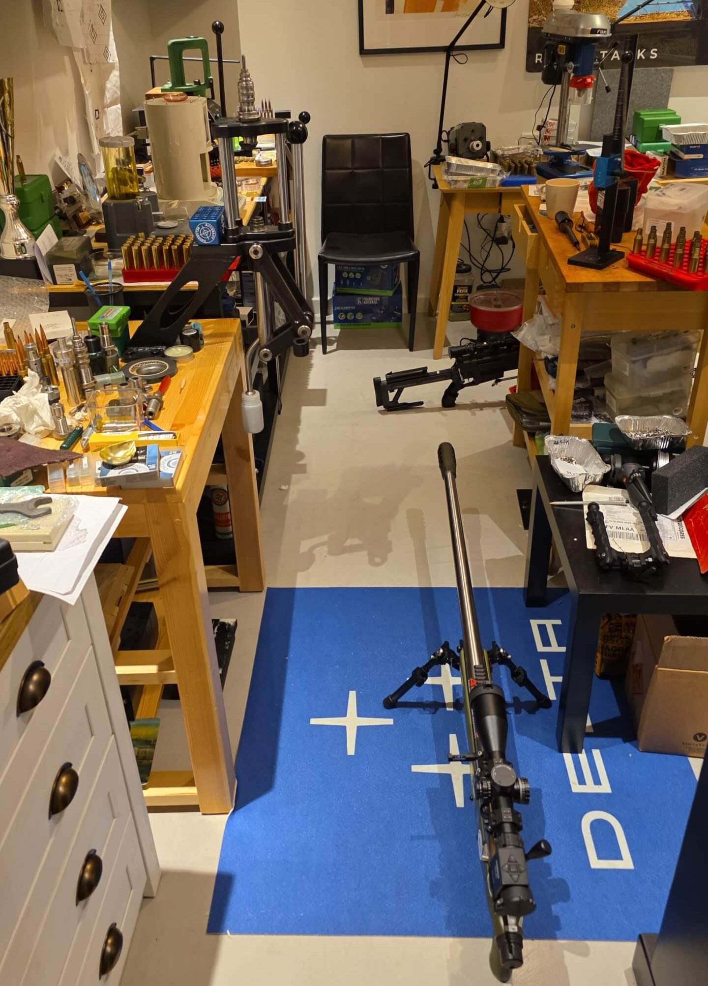 Reloading room setup for 33XC and 416 Barrett load development